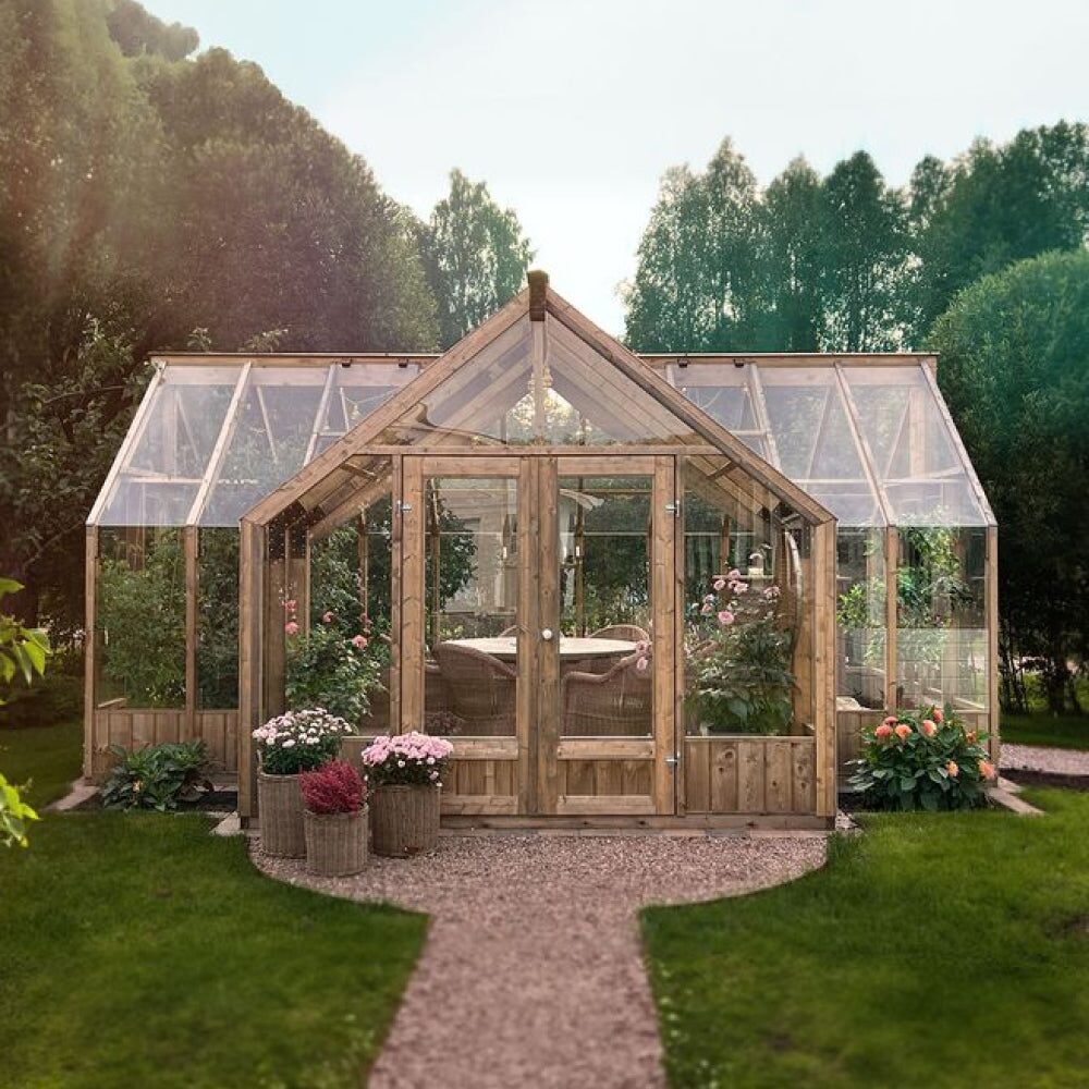 Nordwood timber greenhouse